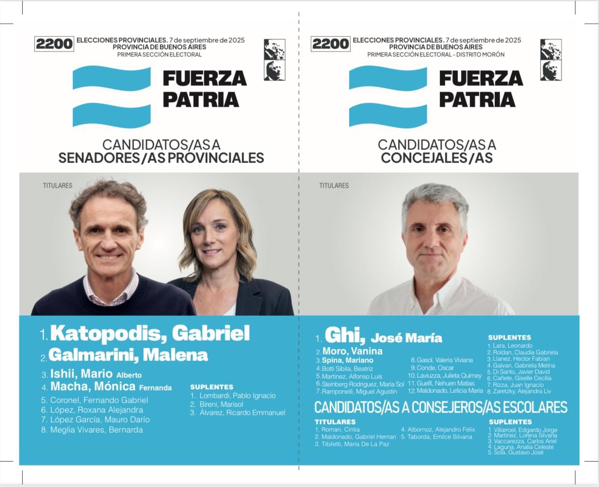 Morón: Fuerza Patria tendrá lista única