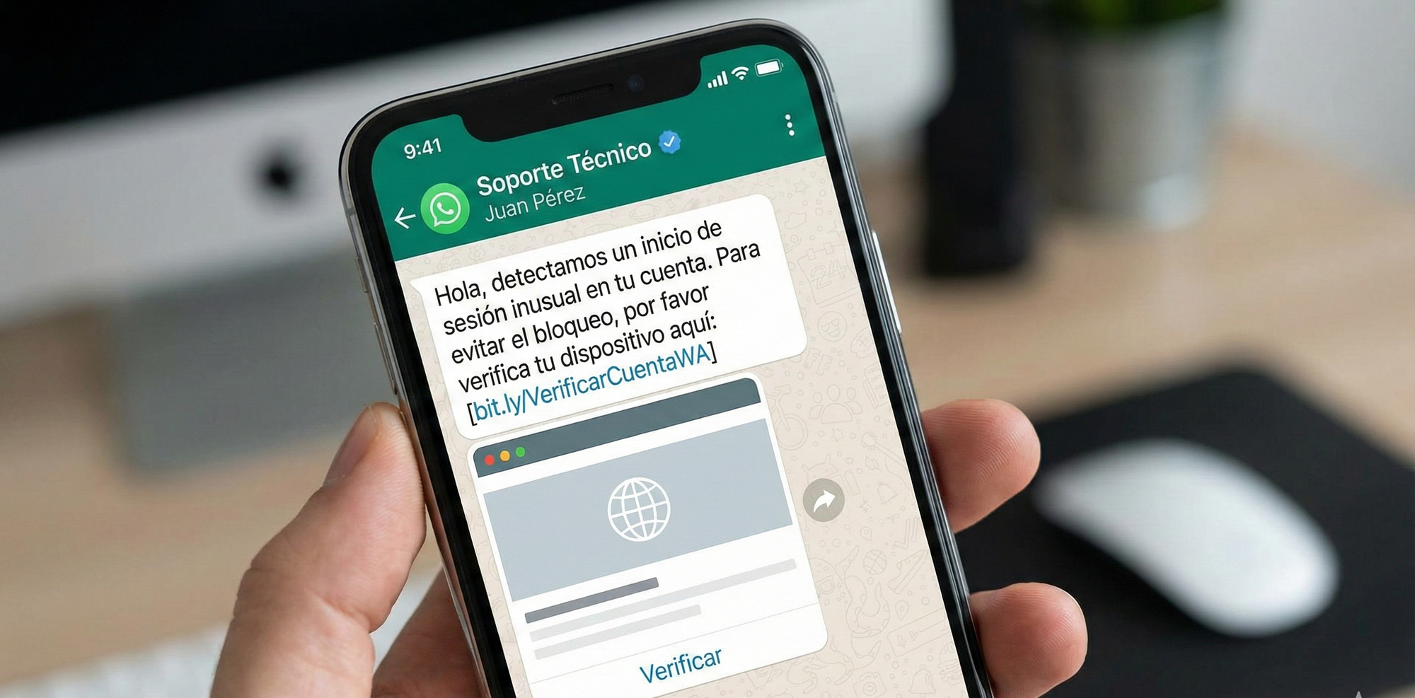 Alerta por una nueva estafa que llega por WhatsApp y es difícil advertir