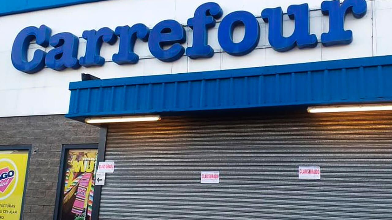Ituzaingó: clausuran el Carrefour de Ratti