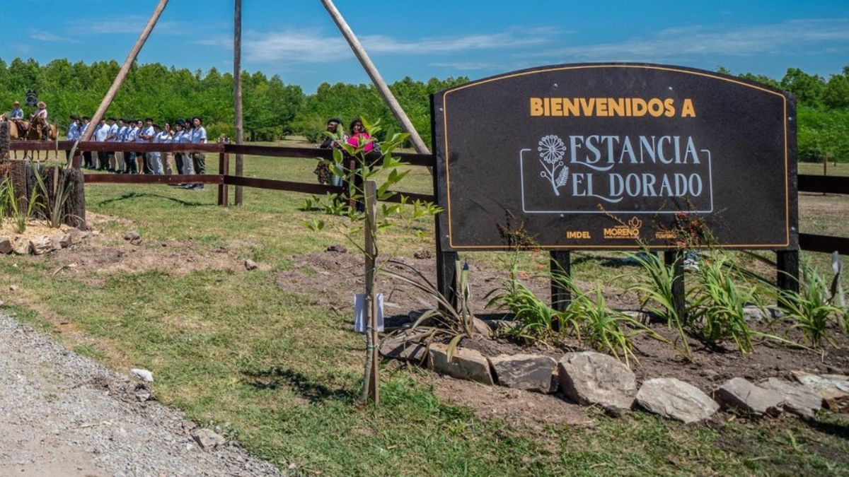 Se encuentran abiertas las reservas en Estancia "El Dorado", una opción turística en Moreno