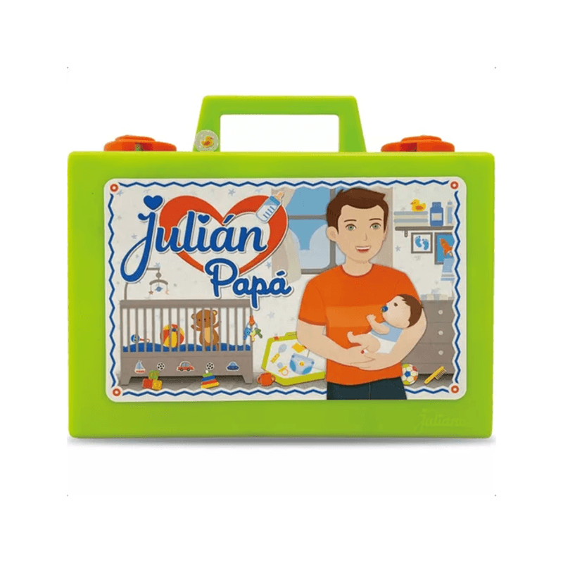 Rompiendo estereotipos: Cómo es la valijita “Julián Papá” que acerca a los niños al ejercicio de la paternidad