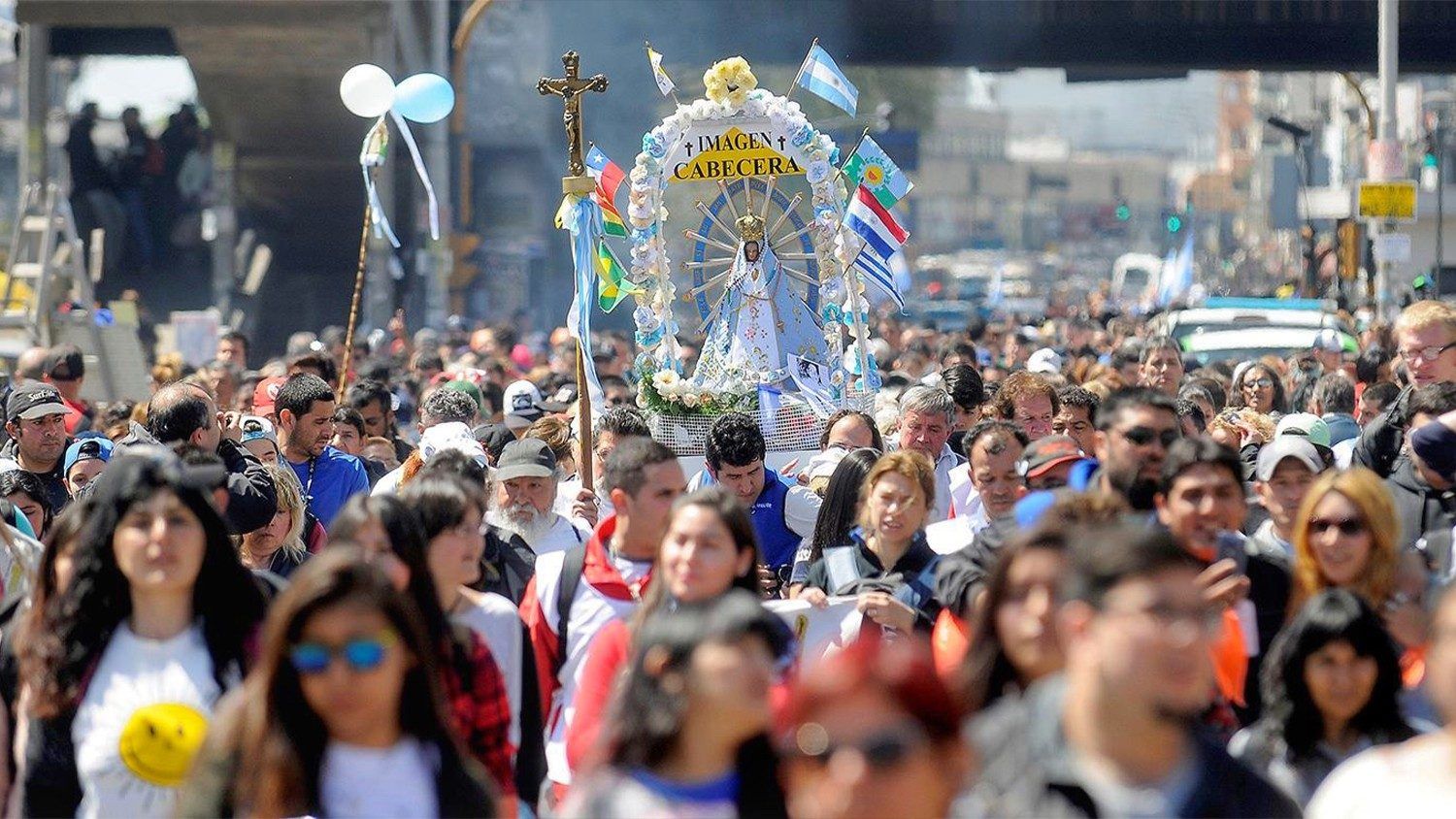 Los detalles del paso de la peregrinación a Lujan por Ituzaingó el domingo