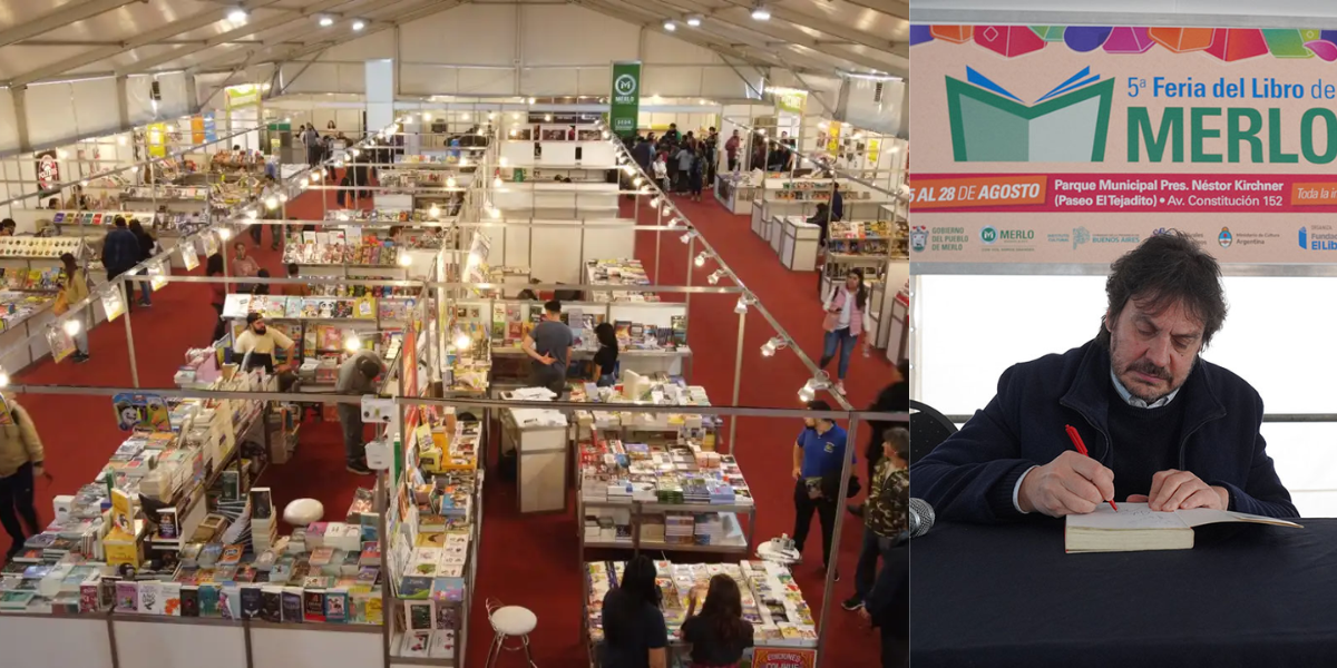 Esta semana llega la Feria del Libro de Merlo con Felipe Pigna, Pedro Saborido y más