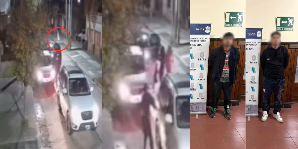 Violento robo y persecución en Haedo: robaron un auto con una nena a bordo y terminaron detenidos