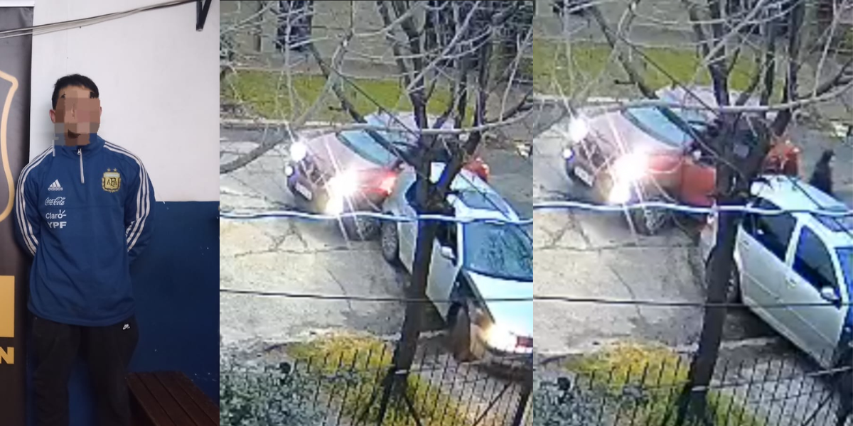 Video: el violento choque en Ituzaingó que permitió detener a un delincuente