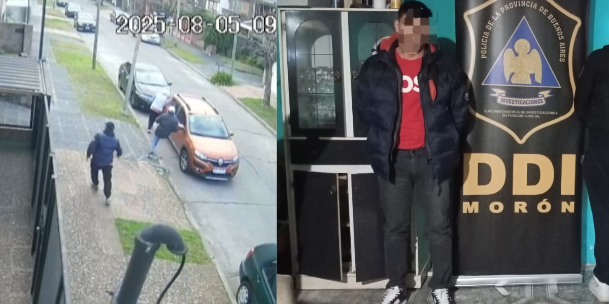 Logran detender a un delincuente por violentas entraderas en Ituzaingó y Castelar