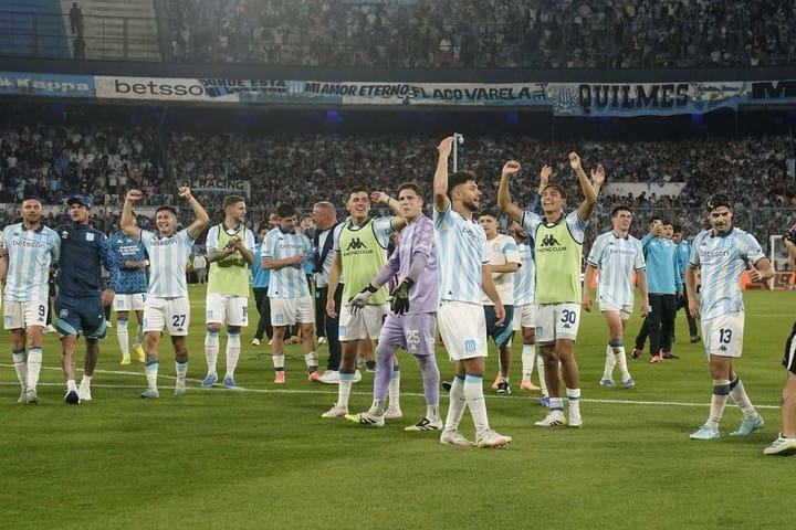 Agónico triunfo de Racing en Avellaneda