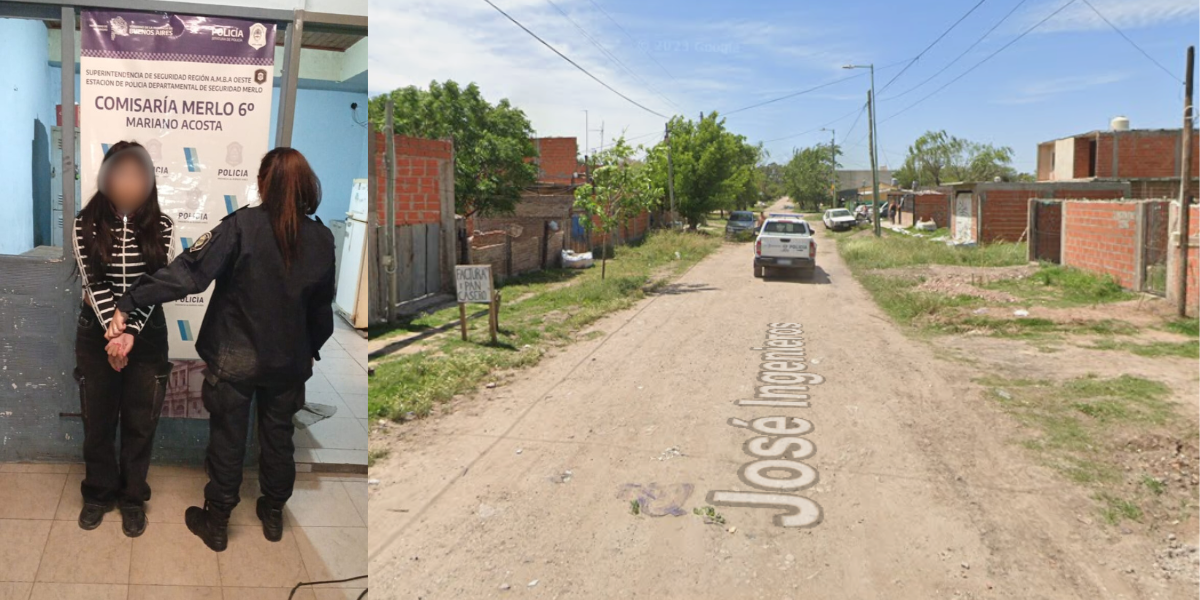 Detuvieron a una mujer por balear a su hermana en Merlo