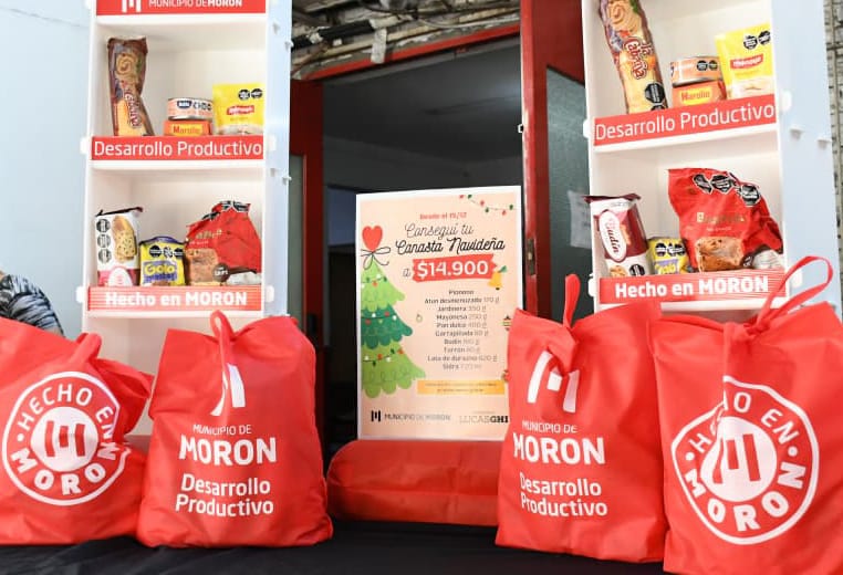 Canastas navideñas accesibles: Conocé la propuesta moronense para celebrar las fiestas