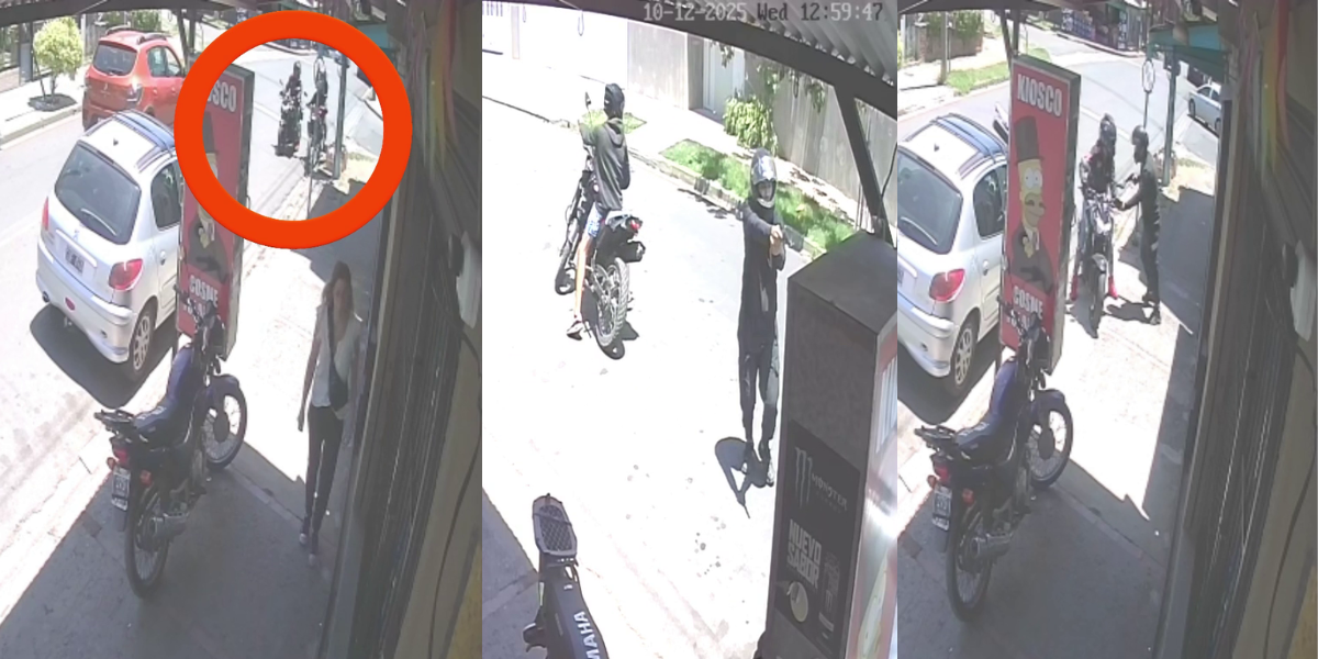 Haedo: robaron una moto, dispararon 9 veces y cayeron por el GPS