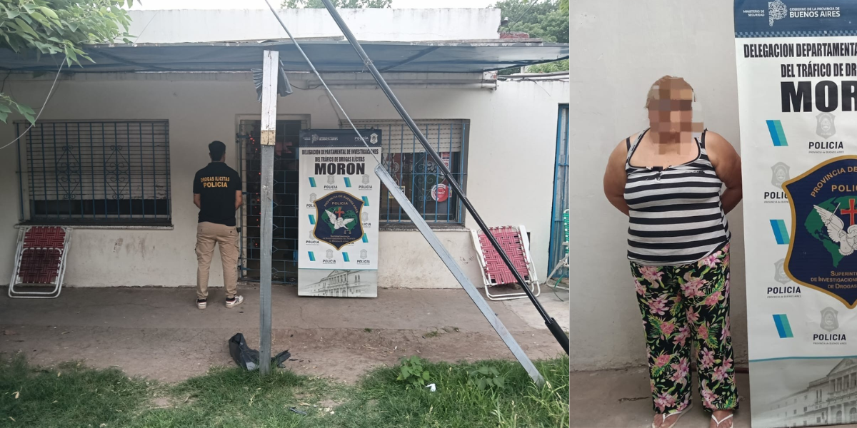 Morón: usaba un kiosco de fachada para vender droga frente al Club San José