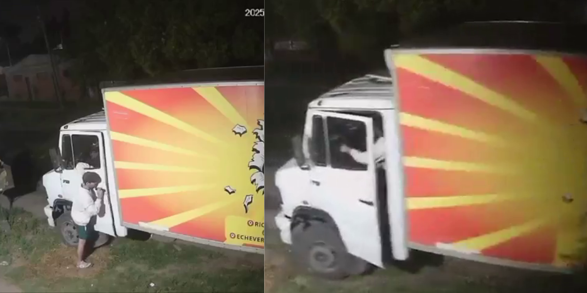 En Merlo se robaron un camión lleno de pollos