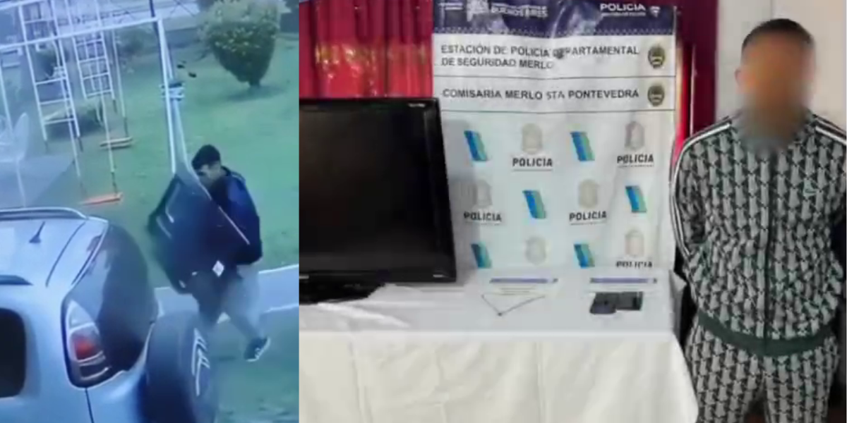 Golpearon a una jubilada en una entradera en Merlo y la camioneta apareció en Ituzaingó