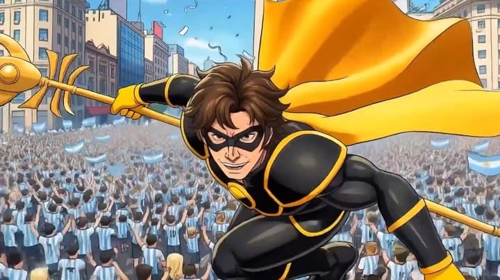 El "superhéroe" yanqui cancelado: Suspendieron la cuenta de Milei en X