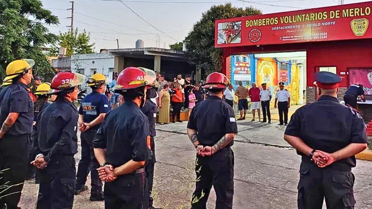 Bomberos Voluntarios de Merlo buscan sumar nuevos integrantes