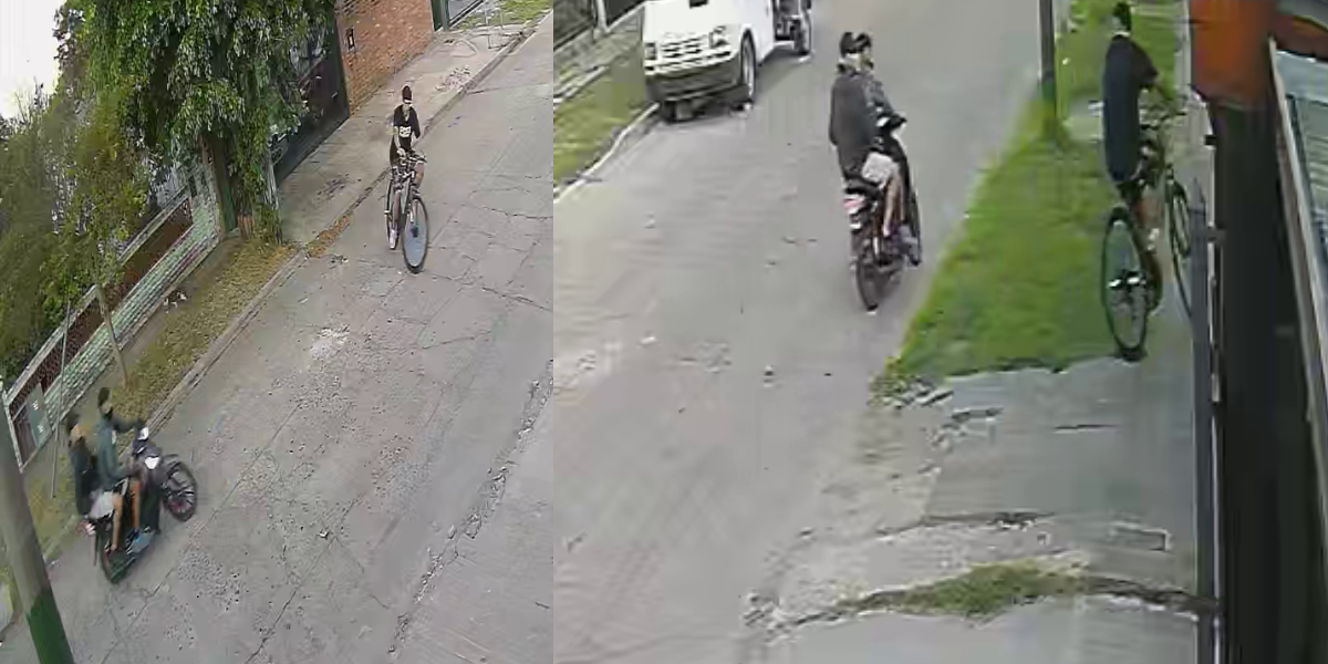 Motochorros le robaron la bicicleta a un adolescente de 15 años en Ituzaingó Sur