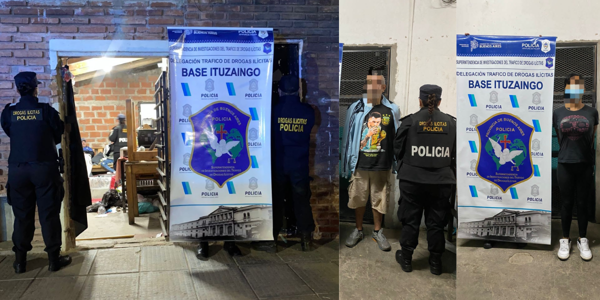 Ituzaingó: cayó un vendedor de droga y su hija pese a la resistencia insólita de sus vecinos