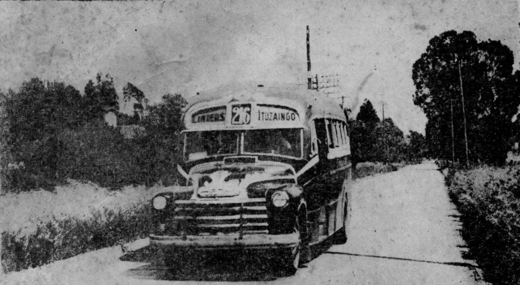 La historia del transporte público en Ituzaingó