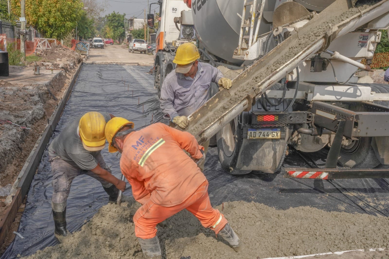 Pablo Descalzo supervisó los avances del Plan Integral de Bacheo en Ituzaingó