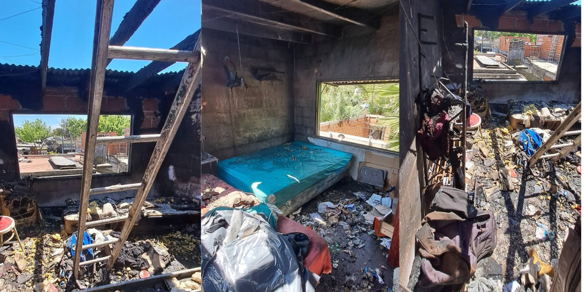 Drama en Ituzaingó: caminó veinte metros, vio humo y descubrió que su casa estaba en llamas