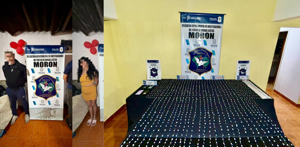 Merlo: secuestran 1.200 dosis de cocaína y detienen a dos narcos en un búnker