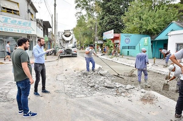 Obras en Hurlingham: Repavimentación de la Avenida Pedro Díaz