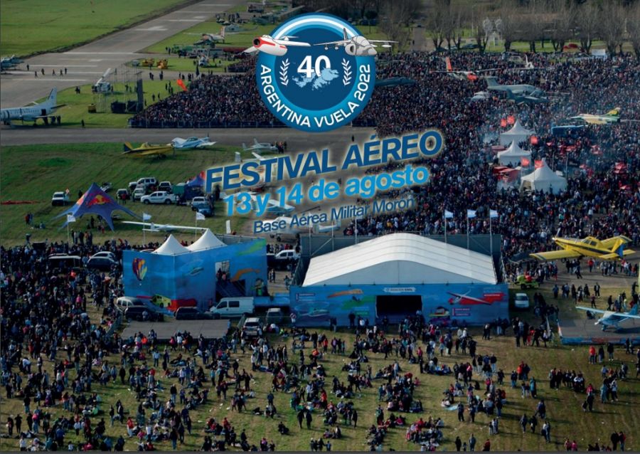 Después de 8 años, vuelve hoy el Festival "Argentina Vuela 2022" a la Base de Morón con entrada libre y gratuita