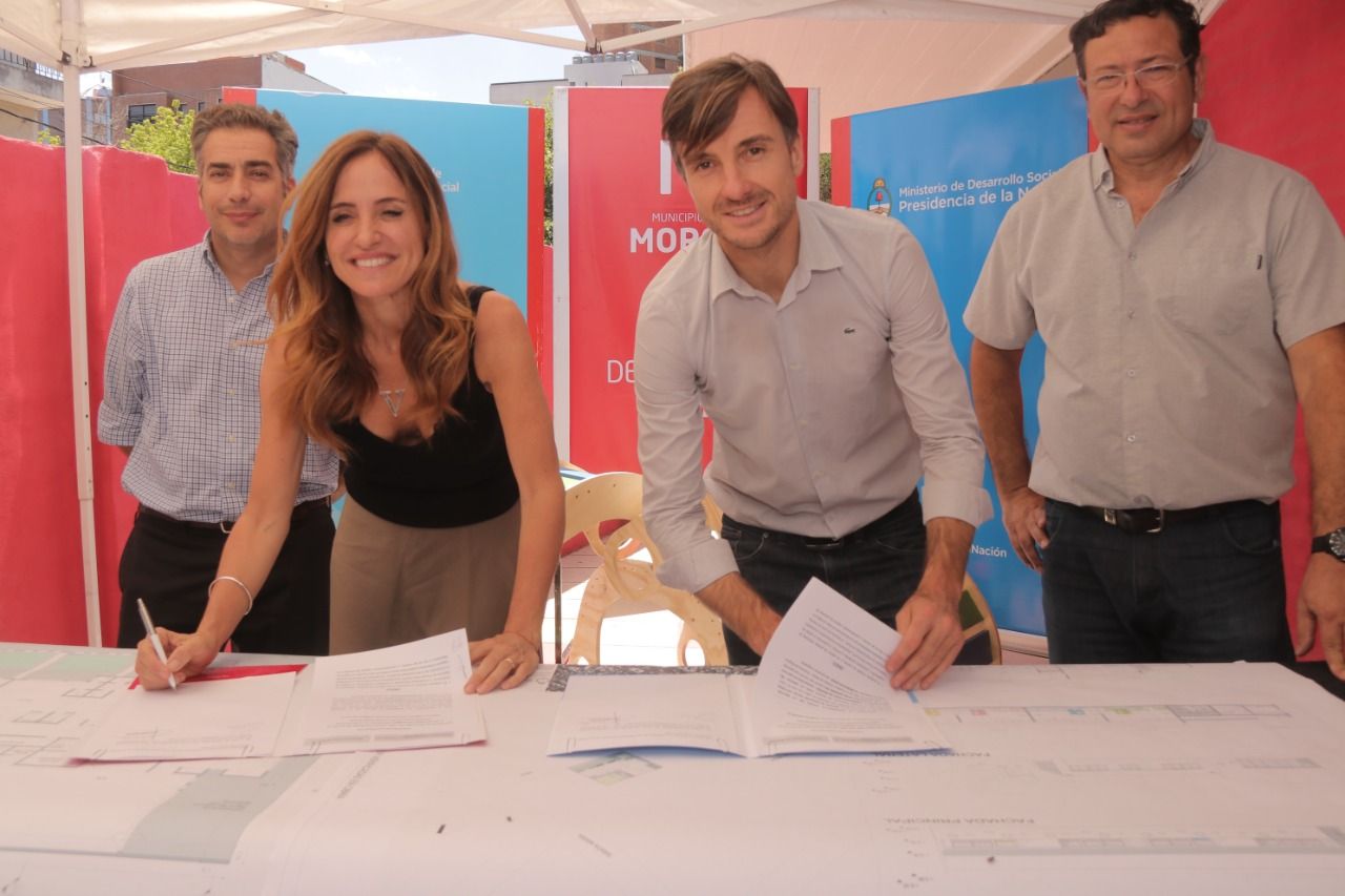 Morón: se firmó un convenio para la construcción de un nuevo Espacio de Primera Infancia