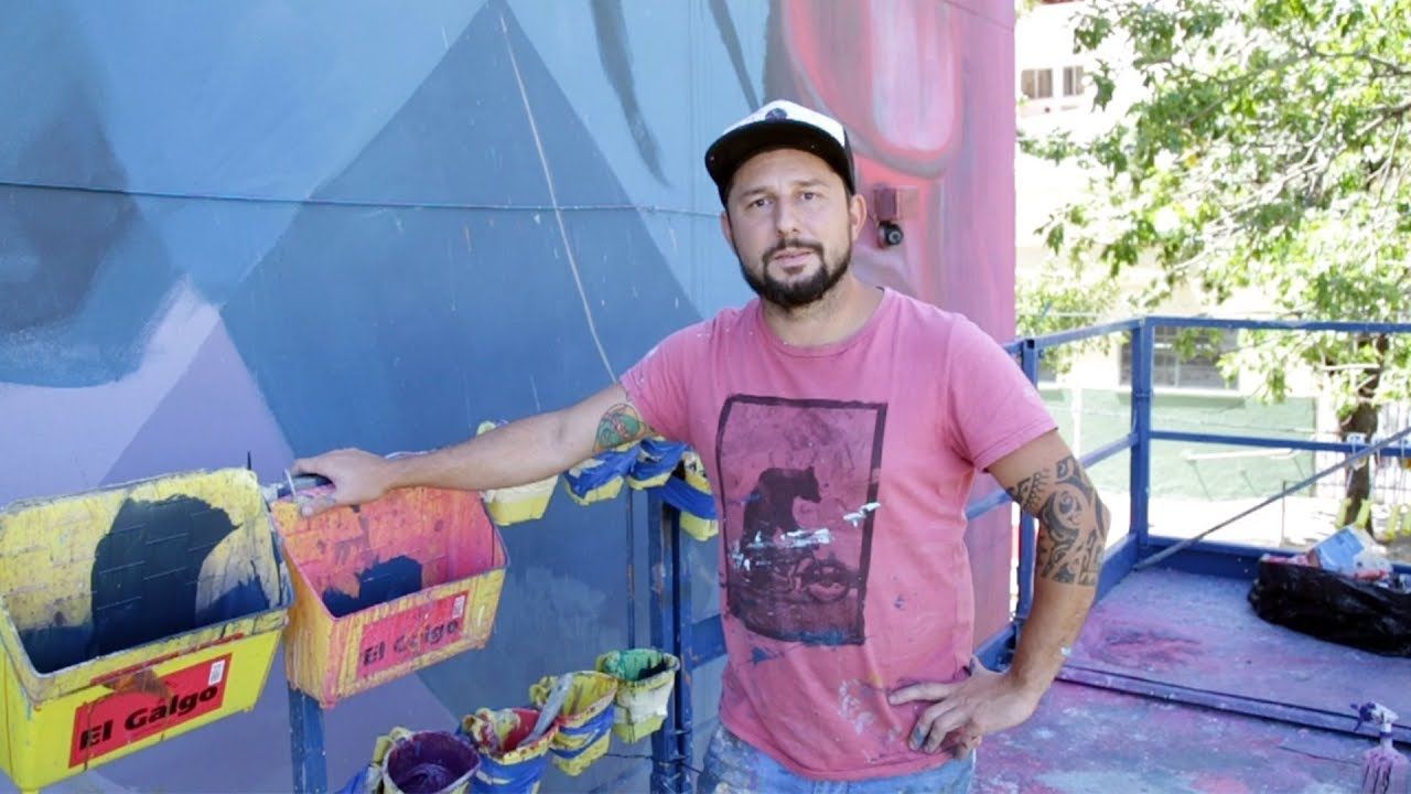 Martín Ron, la historia del muralista nacido en Caseros que es furor en el mundo