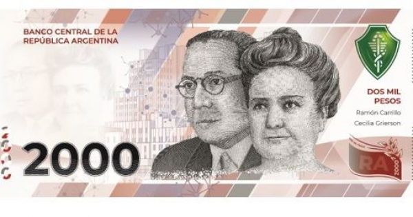 Ya tiene fecha de circulación el billete de 2000 pesos