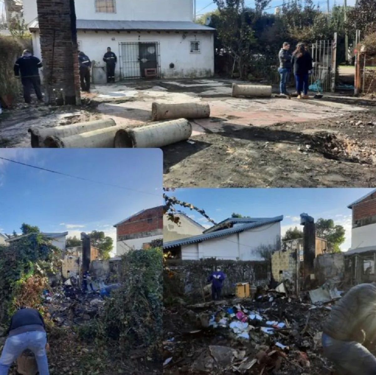 Ituzaingó: juntan donaciones para reconstruir la vivienda que se incendió en Villa Udaondo