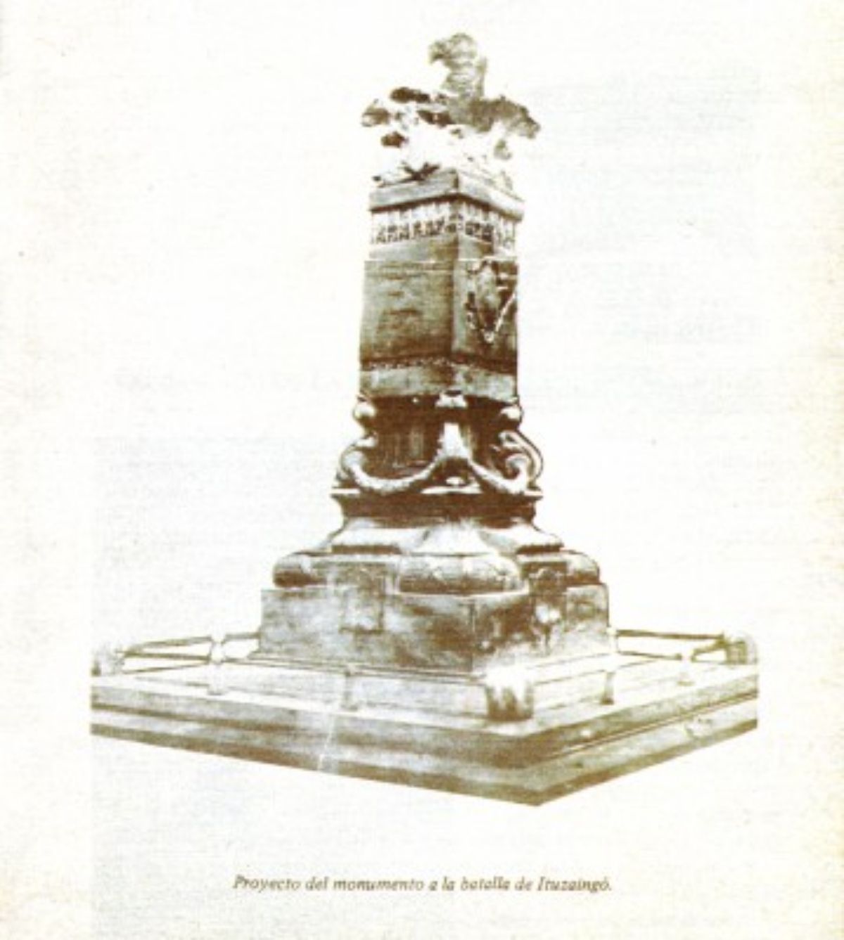 La historia del Obelisco de Ituzaingó que nunca llegó a construirse