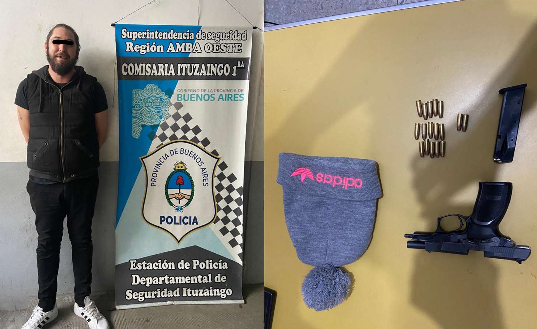 Ituzaingó Sur: detienen a una mujer policía y a su pareja por amenazar a punta de pistola a un gomero