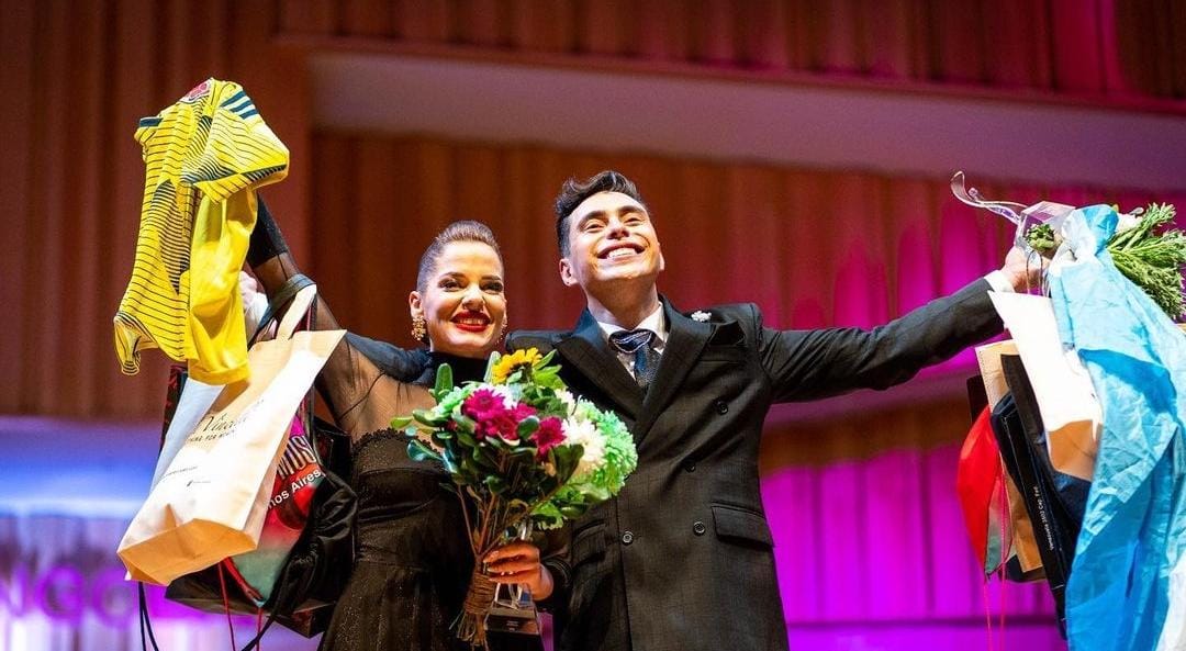 Garra y pasión: La historia de los bailarines Suyay Quiroga y Jonny Carvajal, los campeones del tango de pista en el Mundial de Tango 2023