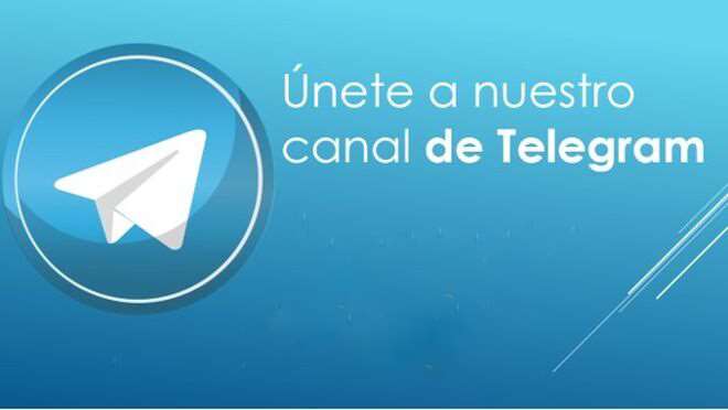 Unite gratis al canal de Telegram del Diario y recibí las noticias en tiempo real