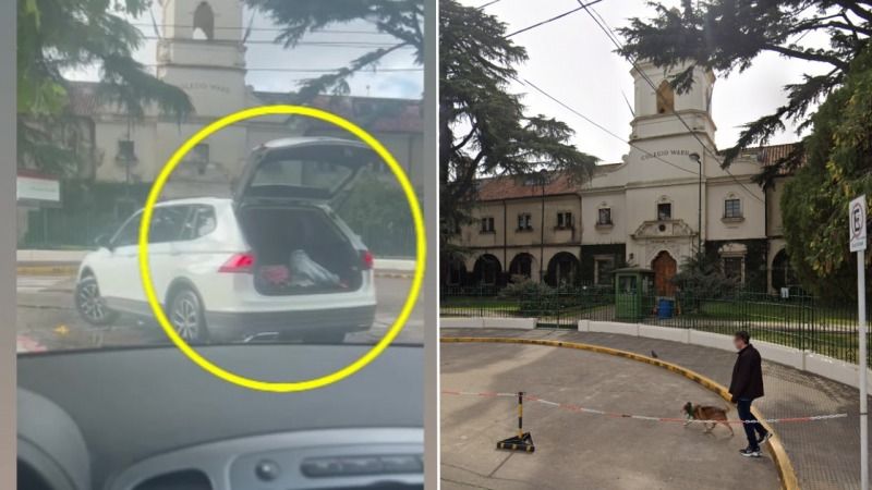Villa Sarmiento: A los tiros le roban el auto a una mamá que retiraba a su hijo del colegio Ward