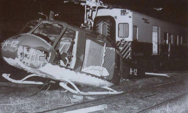 Ituzaingó: el día en que el tren chocó con un helicóptero