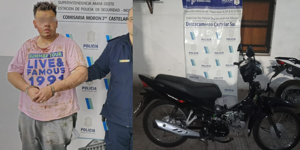 Ituzaingó: 30 deliverys recuperaron  una moto robada y detuvieron al motochorro