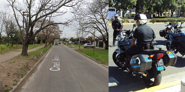 Castelar: Policía Federal frustró a los tiros el robo de su moto