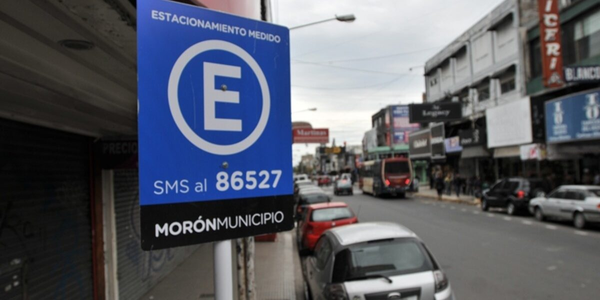 Morón: Mañana aumenta el estacionamiento medido