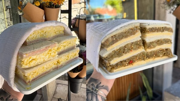 Valentina Dolci e Panini, el local de Ituzaingó que se volvió viral por sus sándwiches de miga XXL