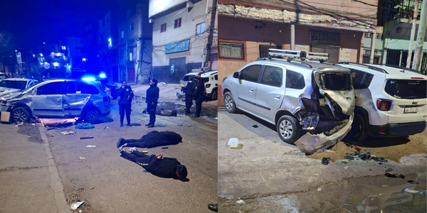 Persecución iniciada en Ituzaingó termina con choque en el Bajo Flores