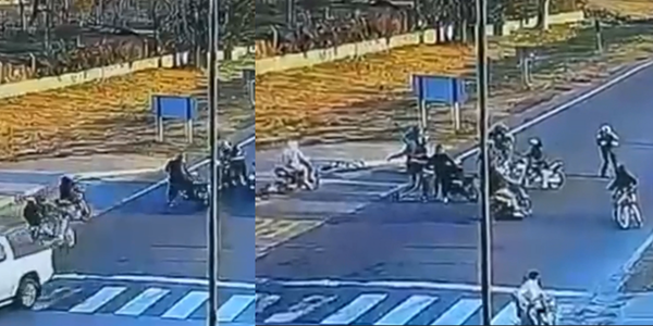 Hurlingham: 12 motochorros lo atacaron con modalidad piraña tras bajar del Buen Ayre