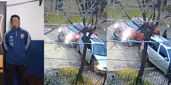 Video: el violento choque en Ituzaingó que permitió detener a un delincuente