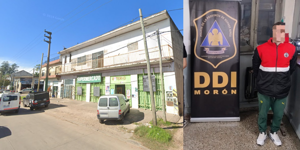 Robó un supermercado chino en Ituzaingó sur y lo detuvieron en un centro de rehabilitación