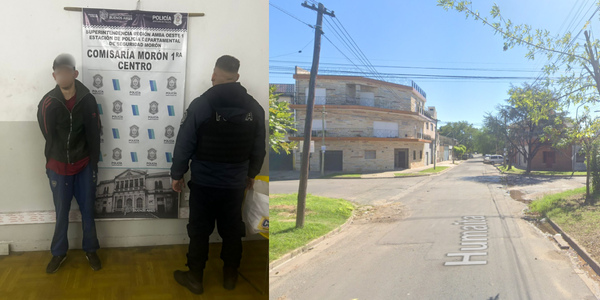 Morón: un vecino sorprendió a un ladrón en su casa y lo redujo hasta que llegó la policía