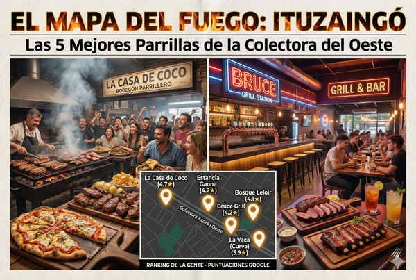 La Ruta del Asado: Las 5 mejores parrillas de Ituzaingó segun la gente