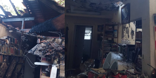 Hurlingham: se incendió una Biblioteca Popular y piden ayuda para reconstruirla