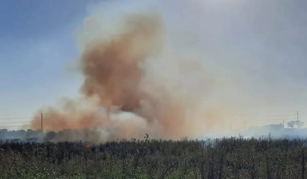 Los bomberos de Merlo alertan sobre la problemática de la quema de pastizales