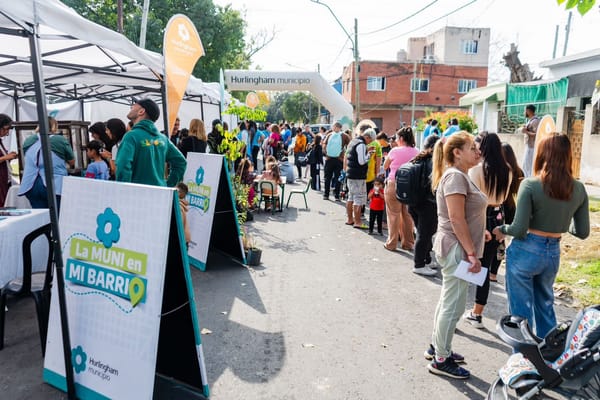 "La Muni en mi Barrio": El operativo municipal llega a Hurlingham